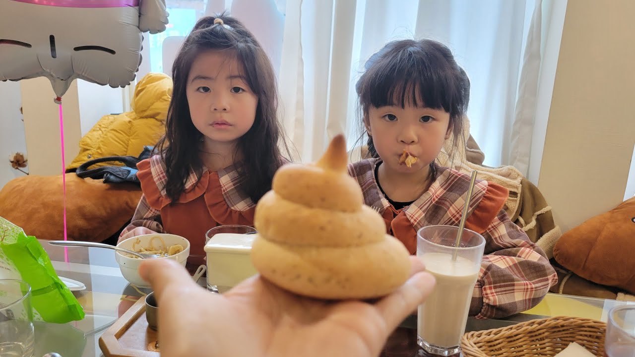 【士林-歡樂便所主題餐廳】第一次來吃便便造型美食，兩個寶超開心！(媞6Y3M18D、喬4Y9M18D)