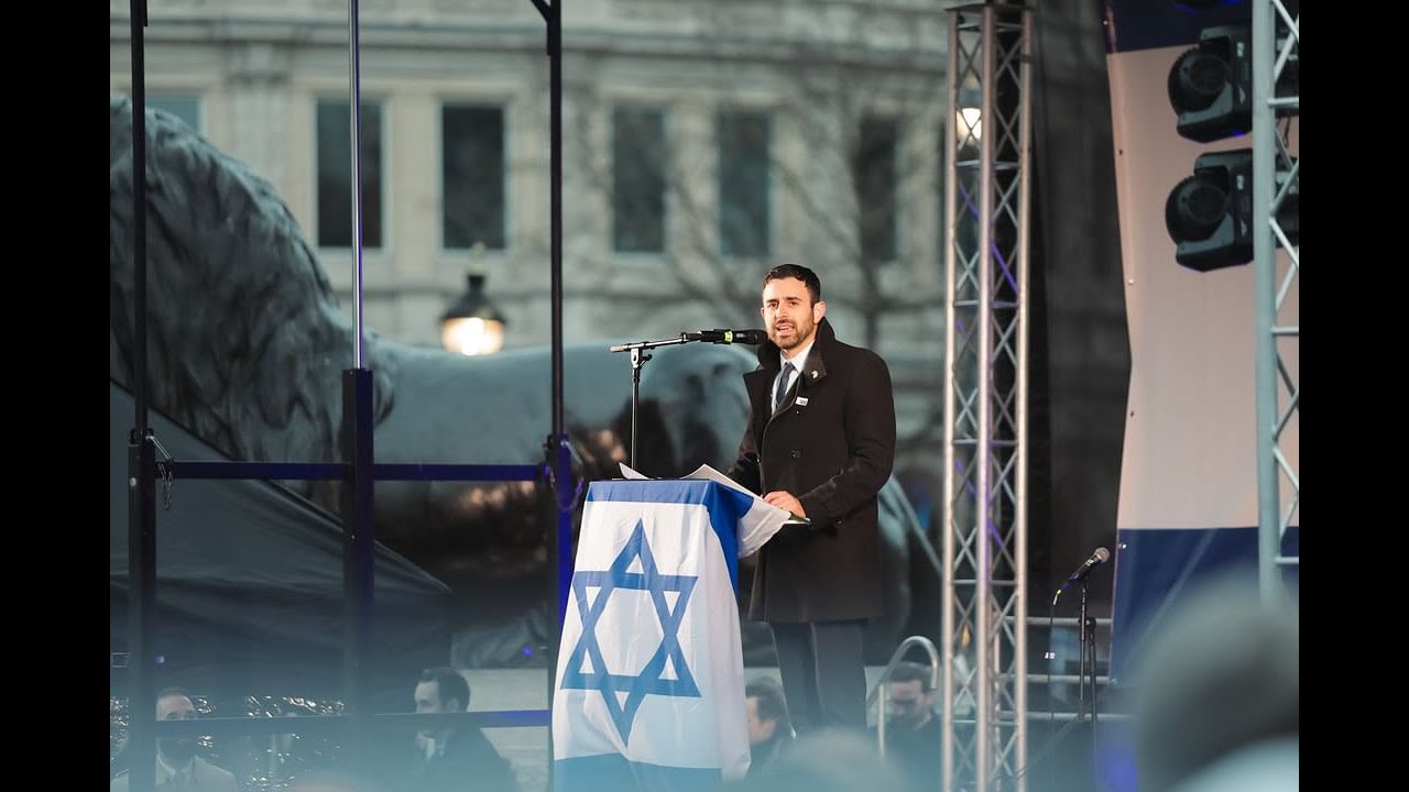 Fight for the Living Buried Alive | Eylon Levy at the 100-Day Israel Rally in Trafalgar Square