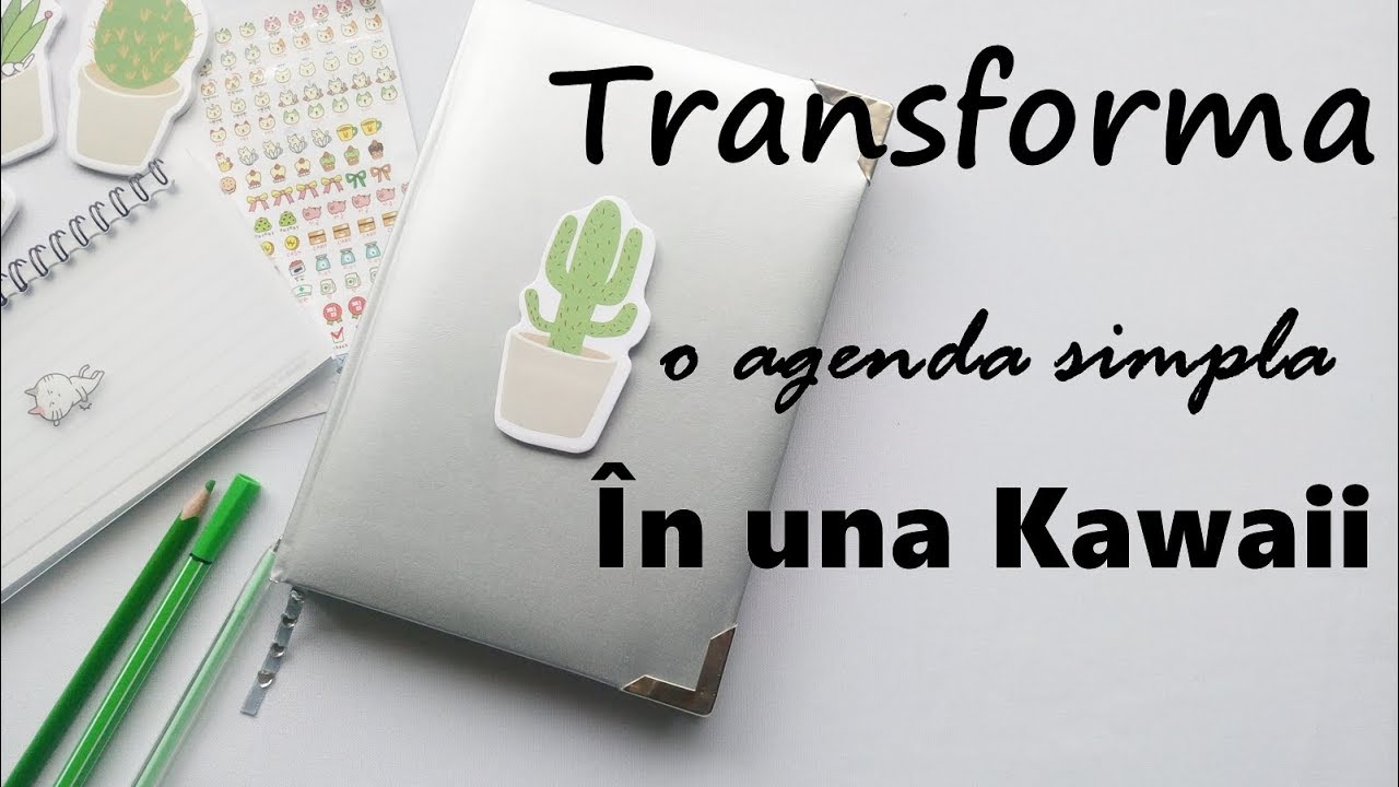Cum sa transformi o agenda Banala in una super Draguta