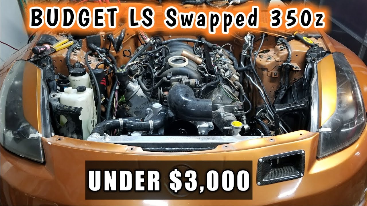 HOW TO LS Swap Your 350z For Under $3,000!!!