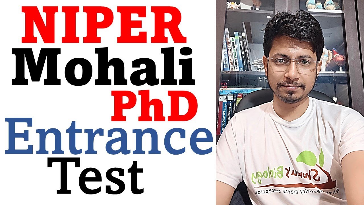 Niper Mohali entrance examination | NIPER jee exam details