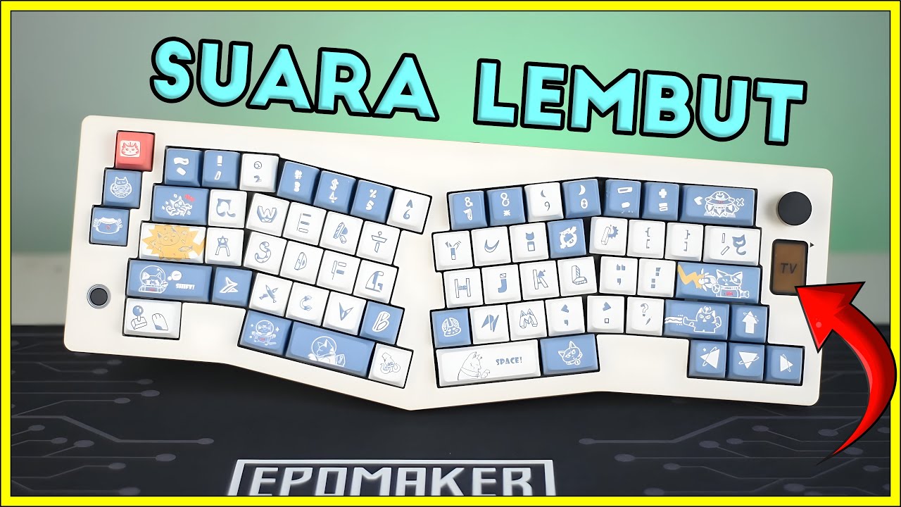 Review CIDOO ABM066 Alice Layout - Keyboard ERGONOMIS BUNYINA ENAK!