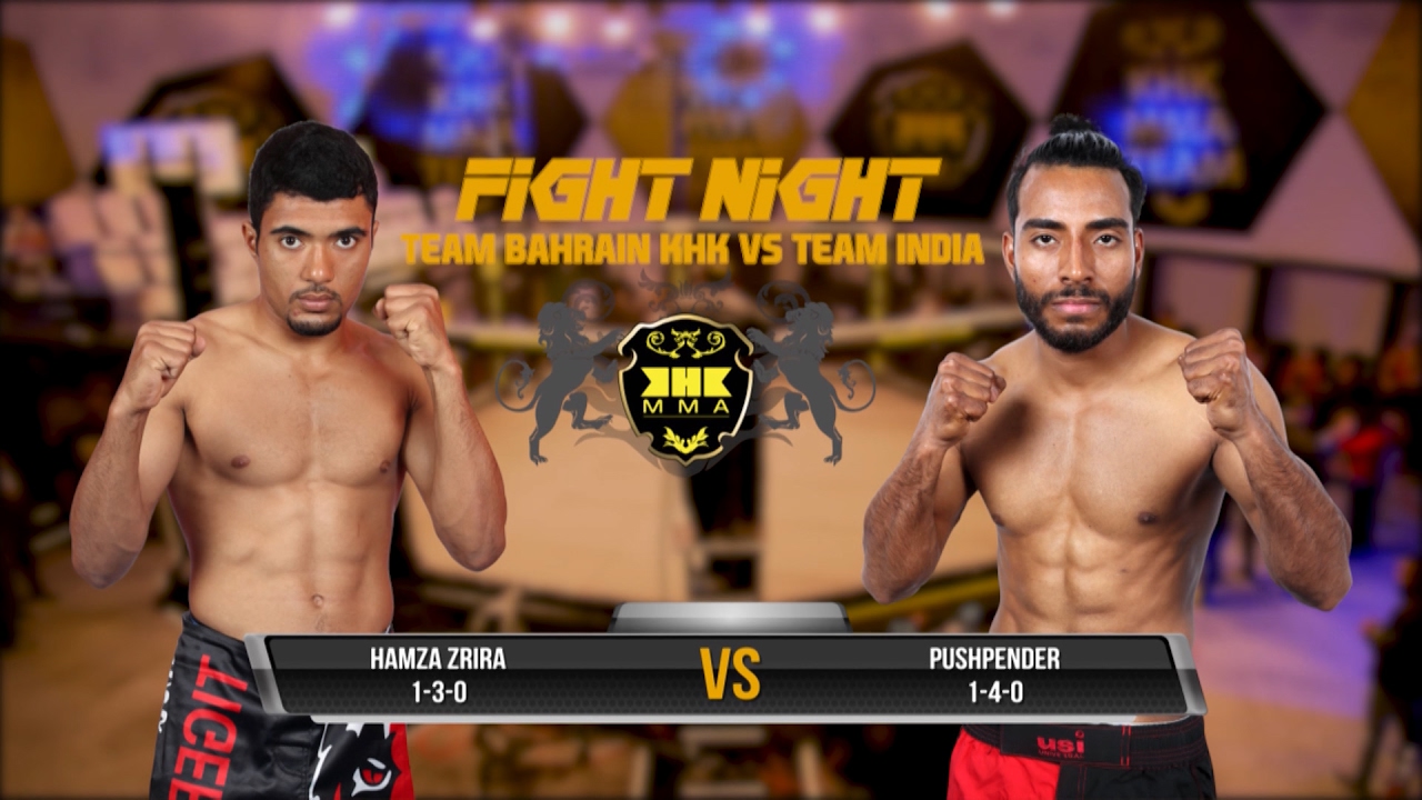 KHK FIGHT NIGHT II - Hamza Zrira VS Pushpender
