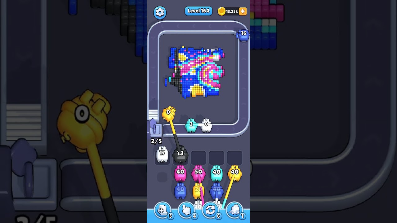 Pixel flow level 164 slow speed 