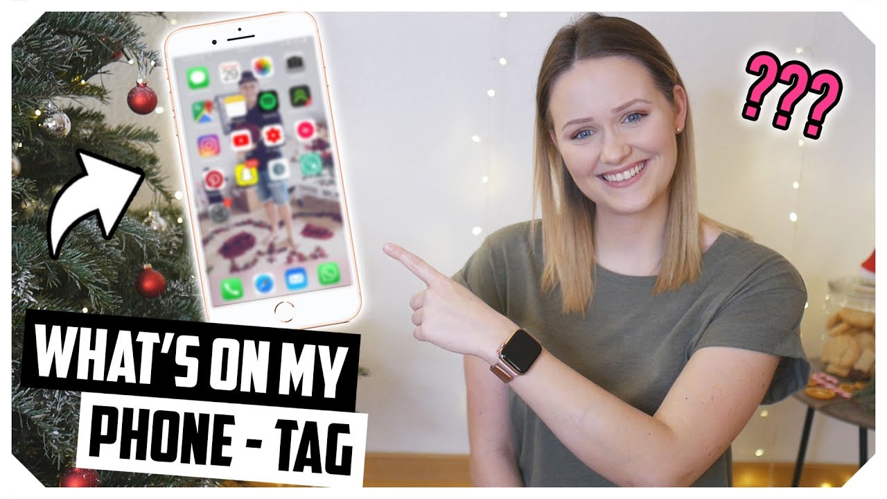 WHAT'S ON MY PHONE TAG 📱 (iPhone 8 Plus) - Apps / Tipps & Tricks | Mone