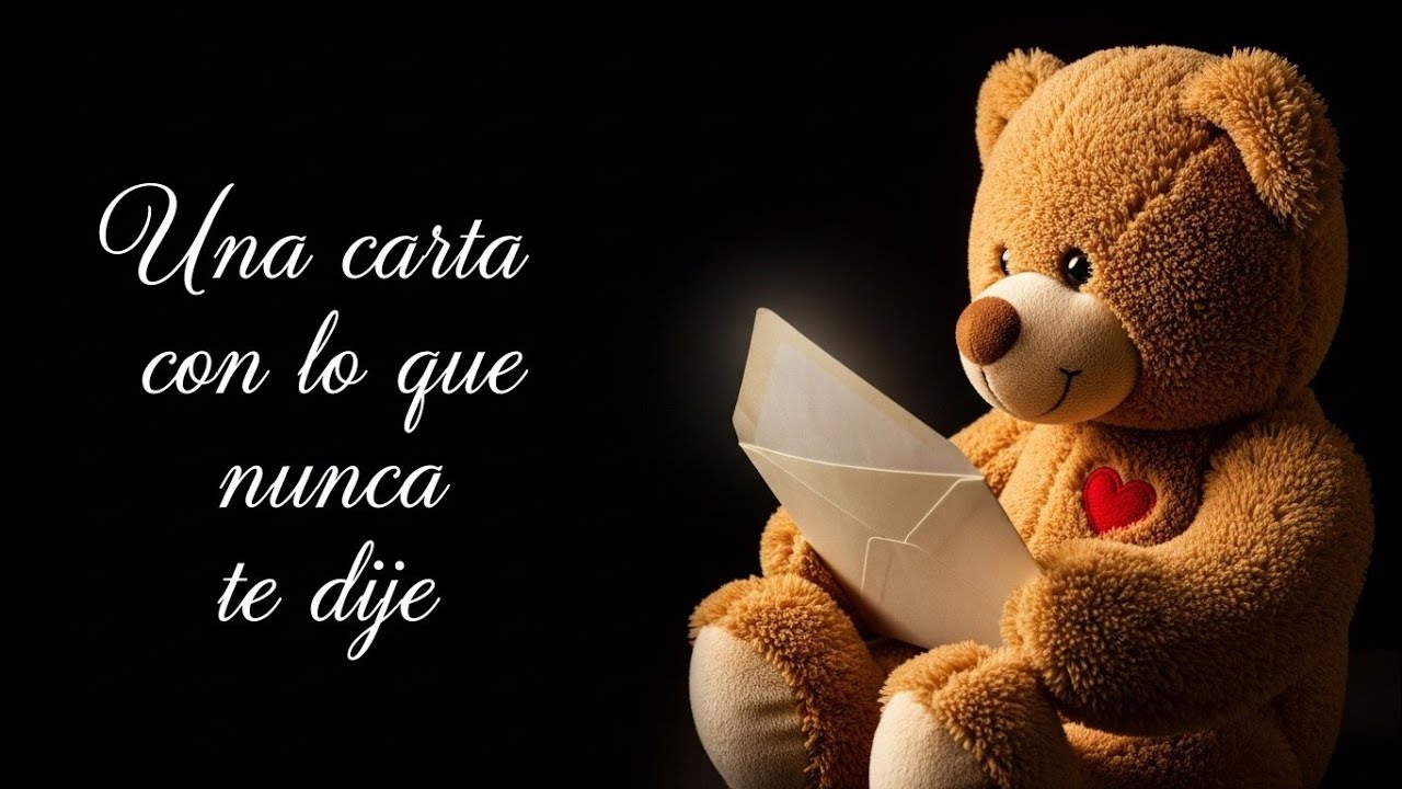 Está es una carta con lo que nunca te dije 💌