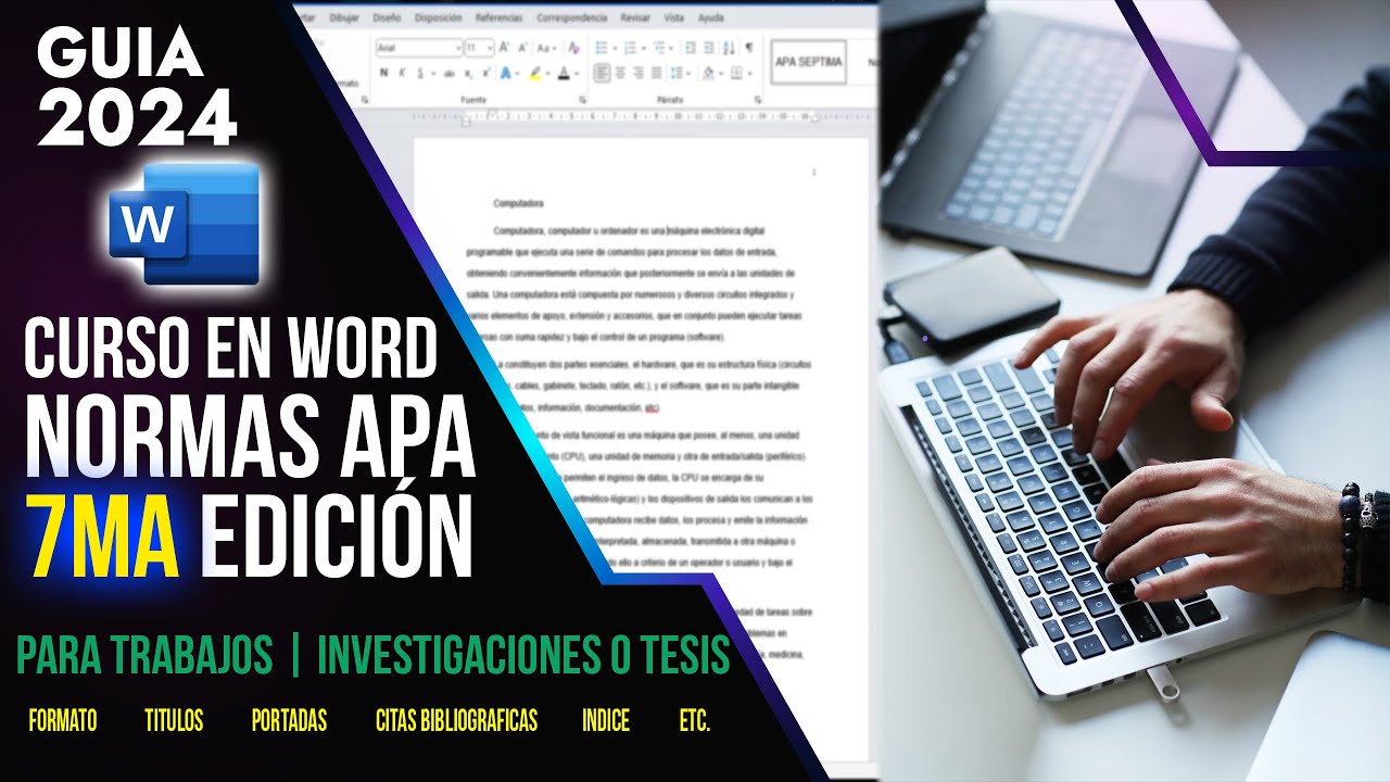 Guía Definitiva de Normas APA 7ma edicion en Word: Paso a Paso para tu Trabajo Académico o TESIS