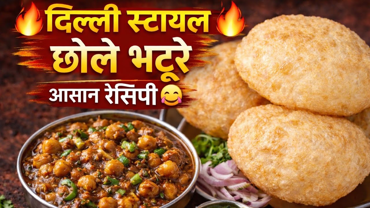 Street Style Chole Bhature | Pure Desi Taste 🤤” जो ज़ुबान पर छा जाए | Delhi wale chole bature 