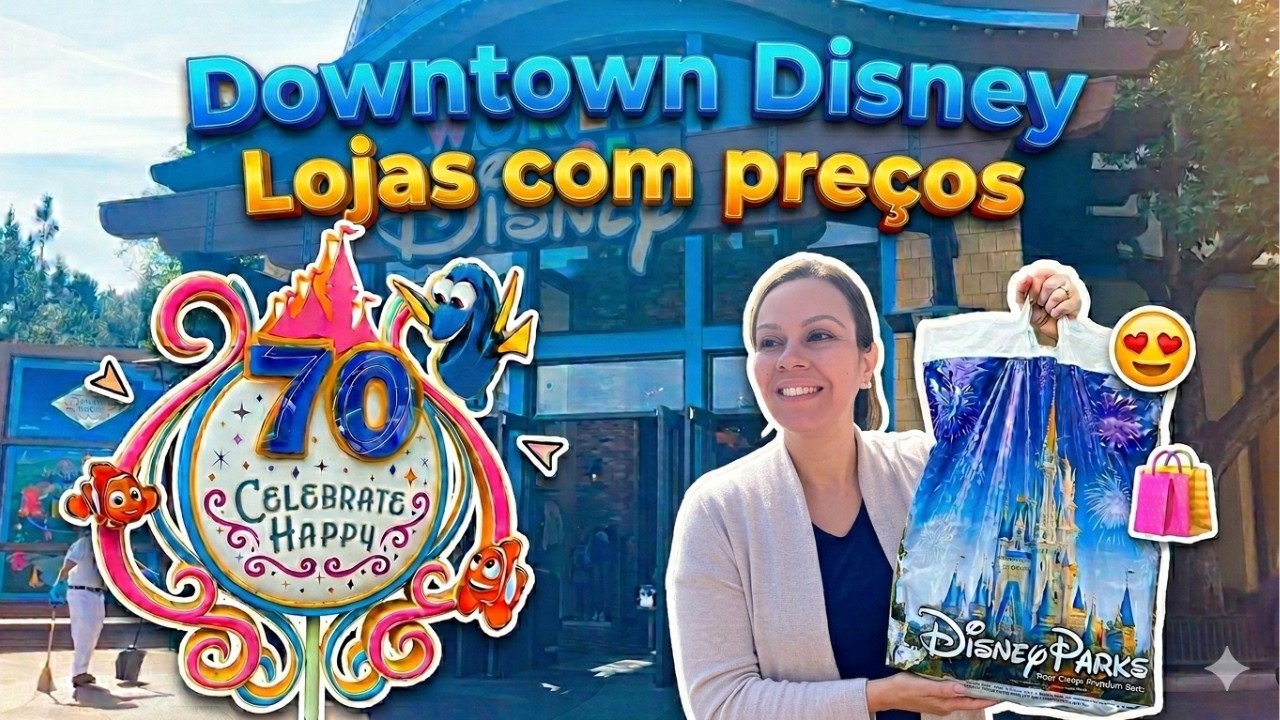 As MELHORES lojas da Disney estão aqui! 🛍️ Downtown Disney Califórnia