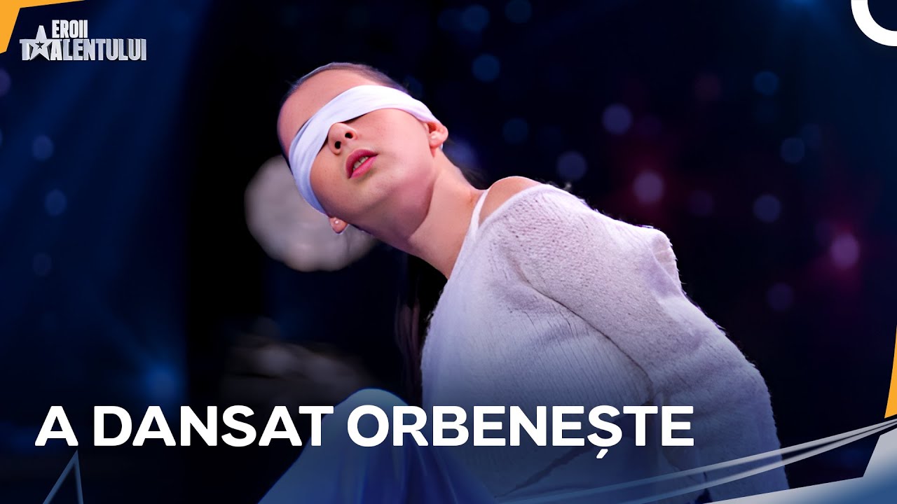 A Dansat Fără Să Vadă Nimic! | Romanii au Talent
