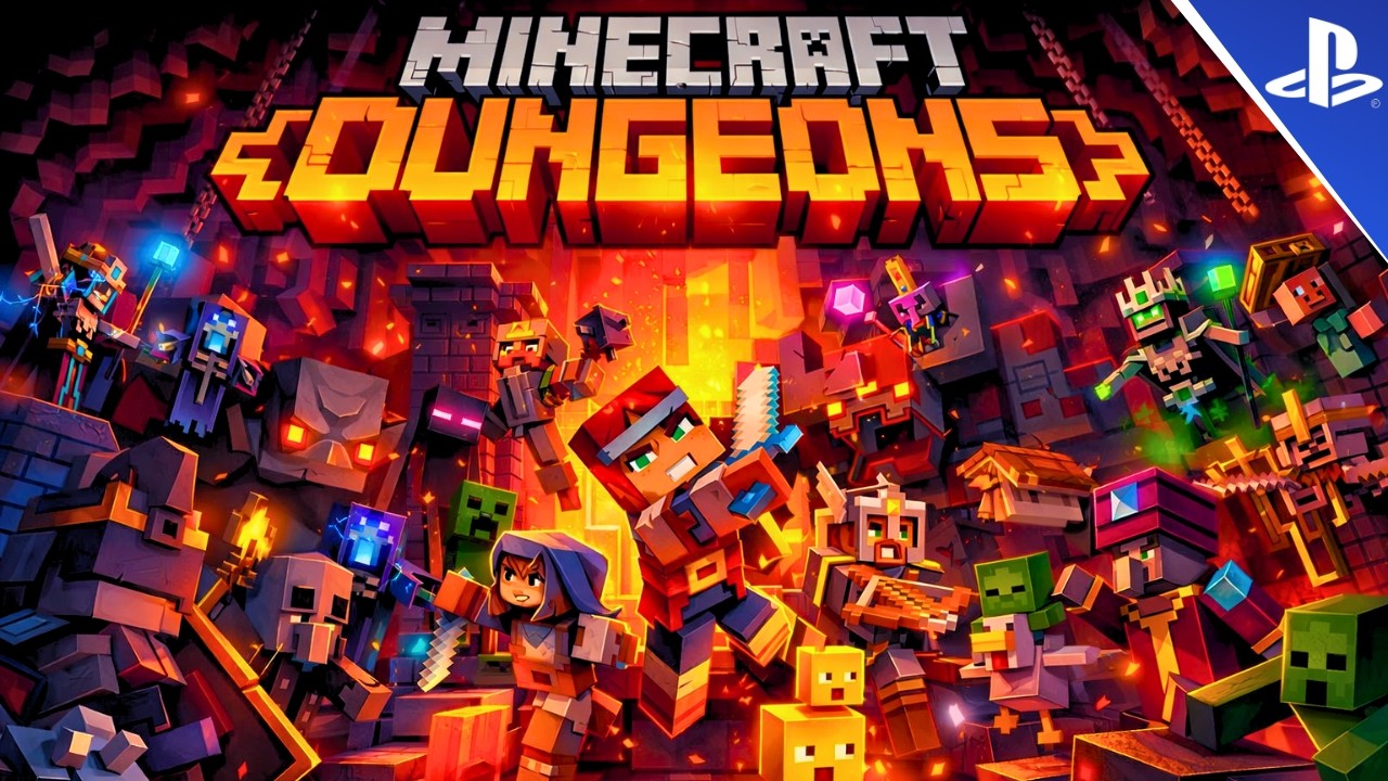 EU COMEÇEI A JOGAR ESSE JOGO DE MINECRAFT E ACHEI SIMPLESMENTE INCRÍVEL... (MINECRAFT DUNGEONS)