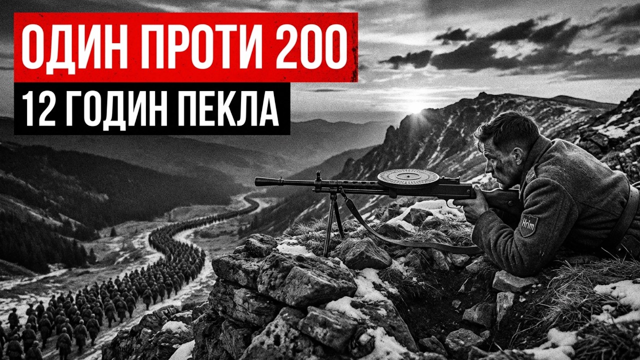 ОДИН КУЛЕМЕТ, ОДИН ПАГОРБ, 12 ГОДИН — 200 НЕ ПРОЙШЛИ