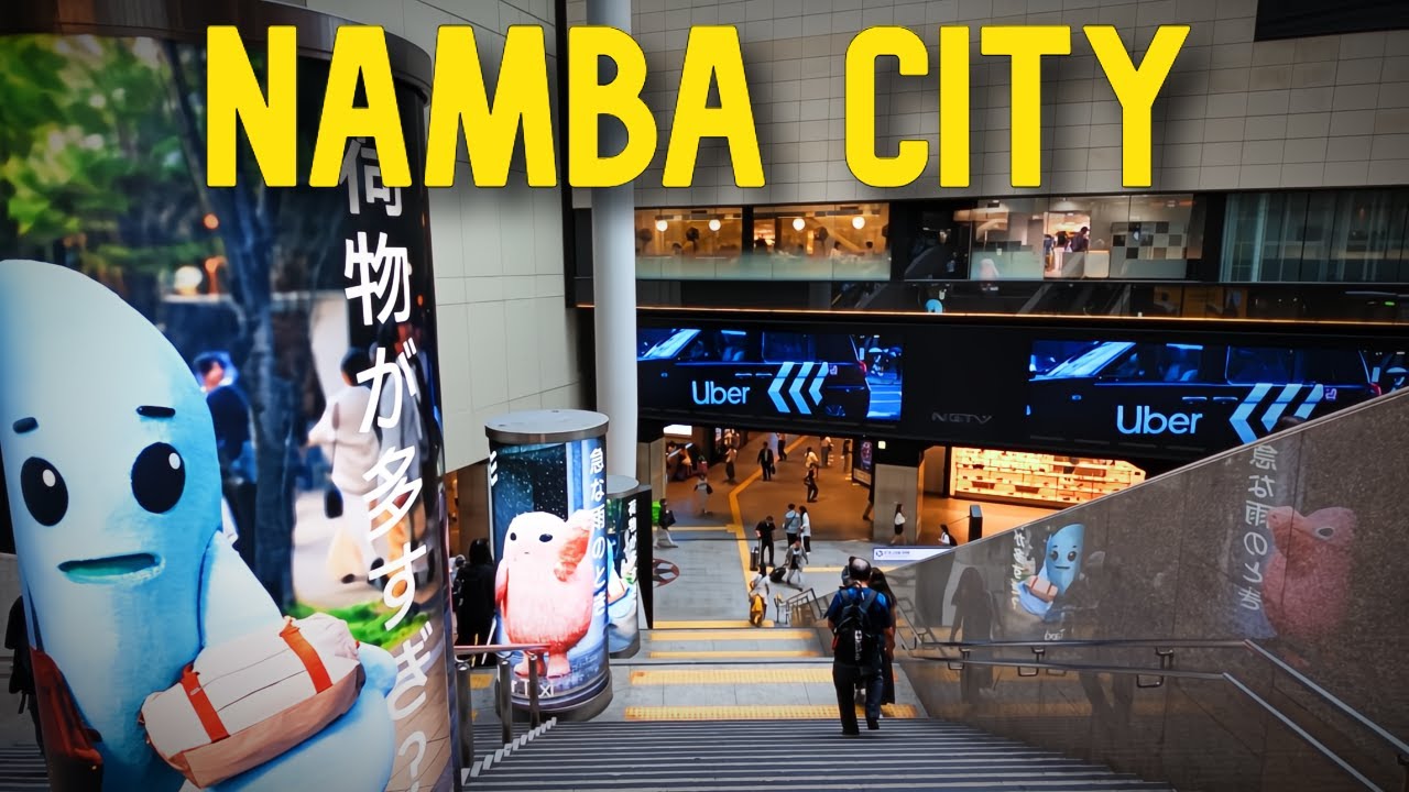 【4K】𝐖𝐀𝐋𝐊 🇯🇵 Discovering Namba City in Osaka Japan
