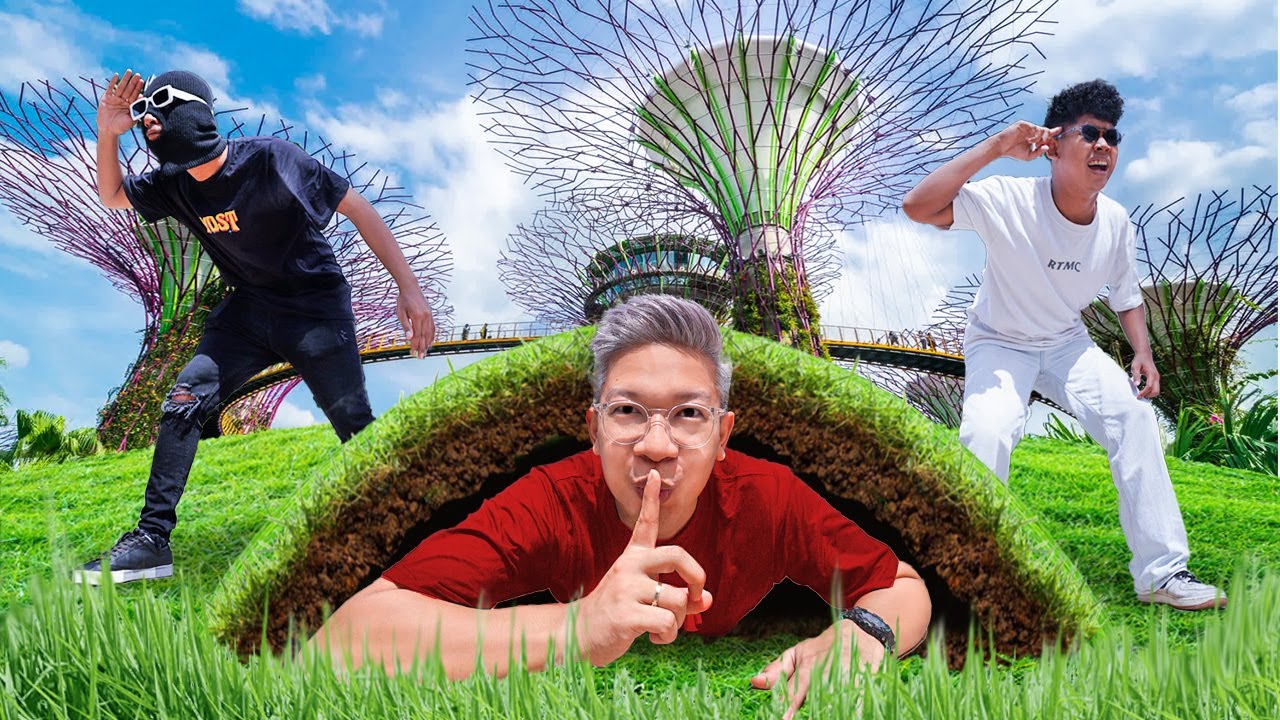 SEMBUNYI2AN DI TAMAN TERBESAR DI SINGAPURA - GARDEN BY THE BAY!!