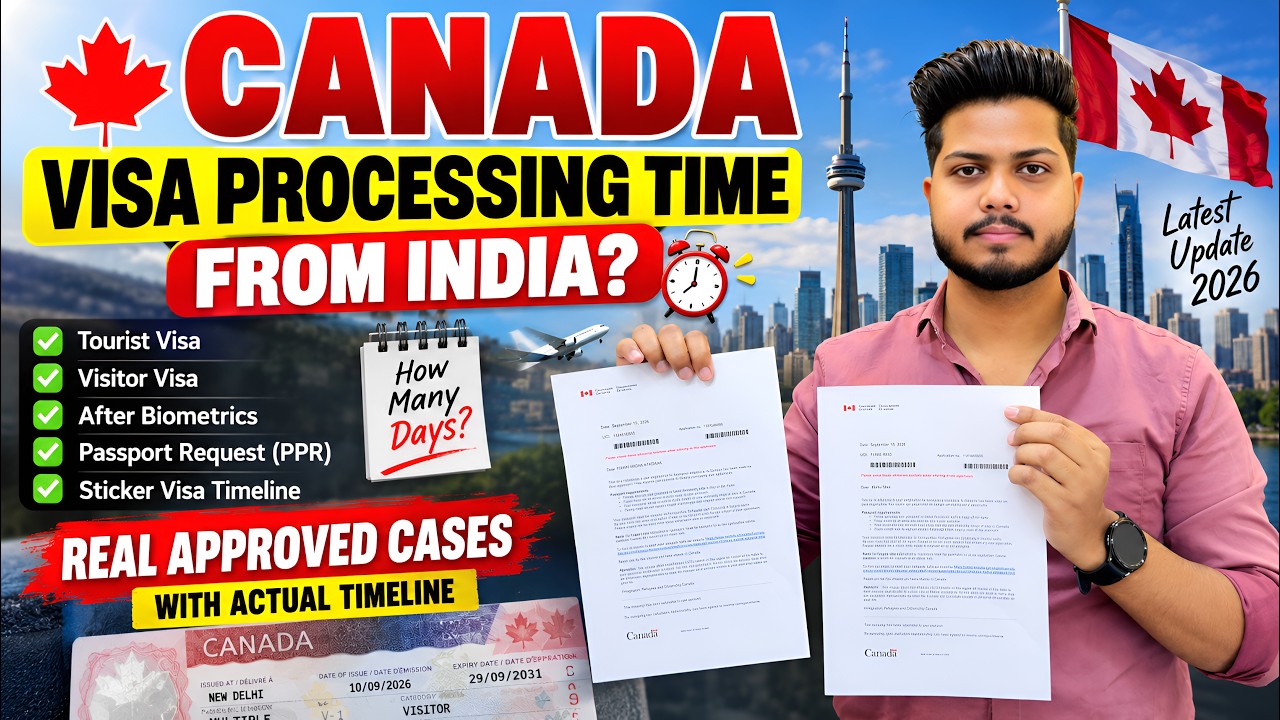 🇨🇦 Canada Tourist Visa Processing Time 2026! How Long Does It Take?