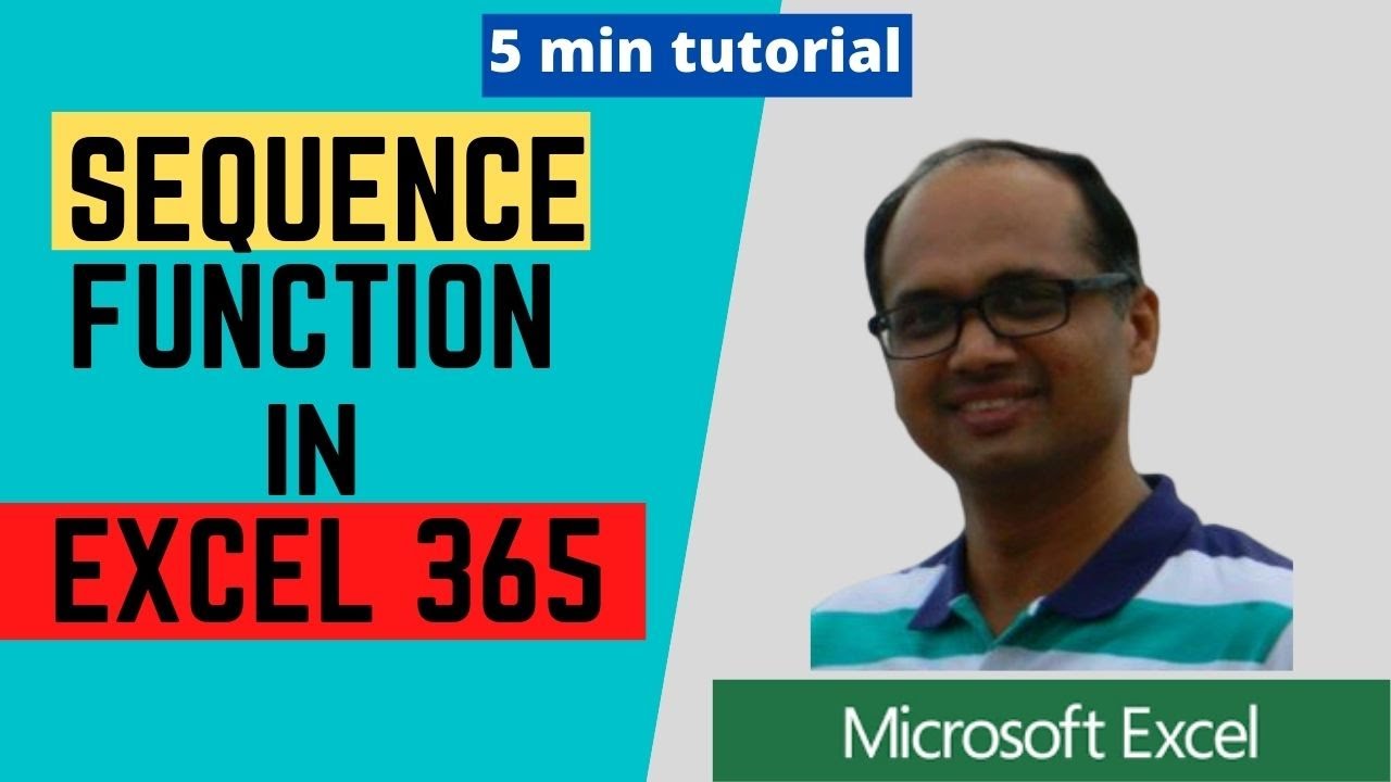 How to use SEQUENCE function in Excel 365