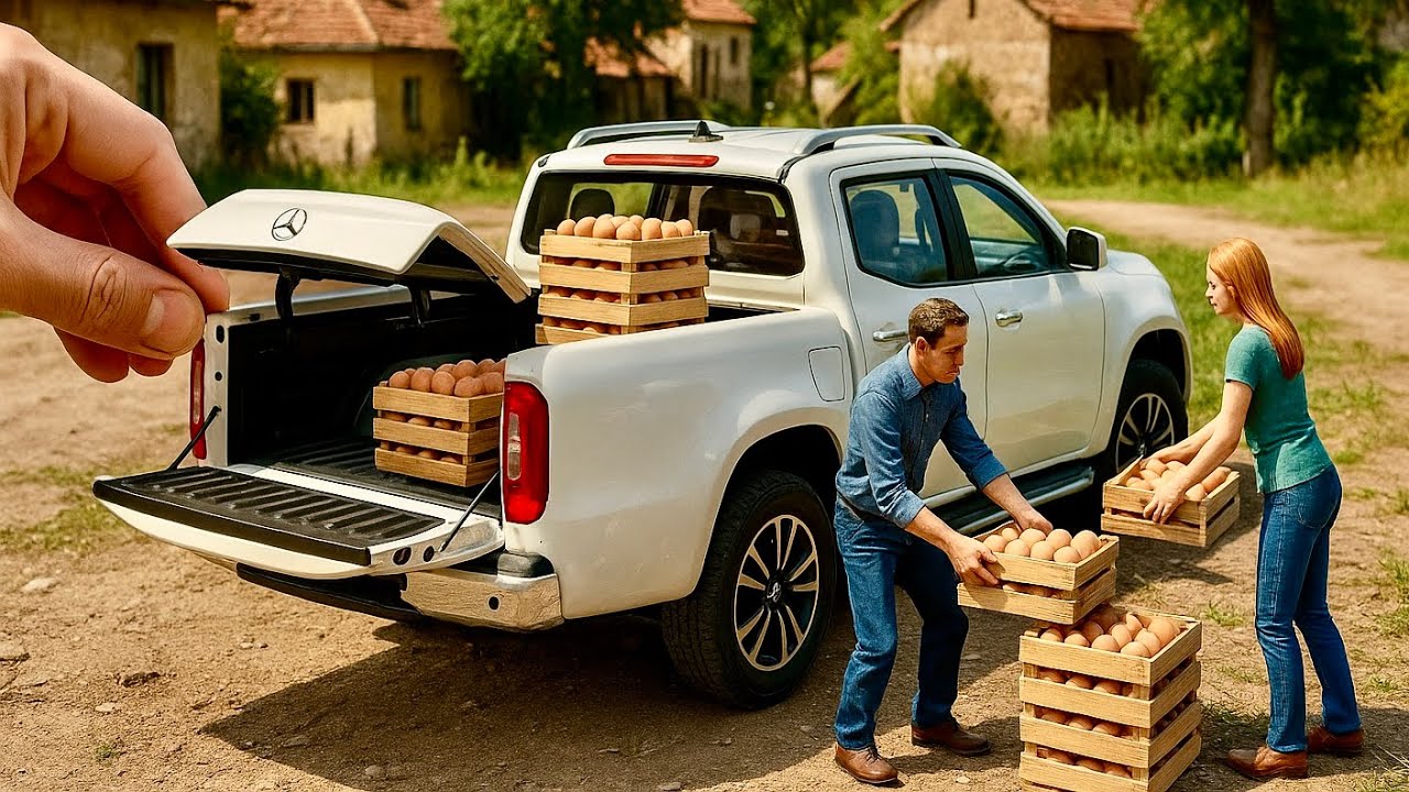 Mercedes-Benz X-Class | X-Klasse 1:18 Scale Diecast Model Car | Unboxing Luxury Pickup Truck