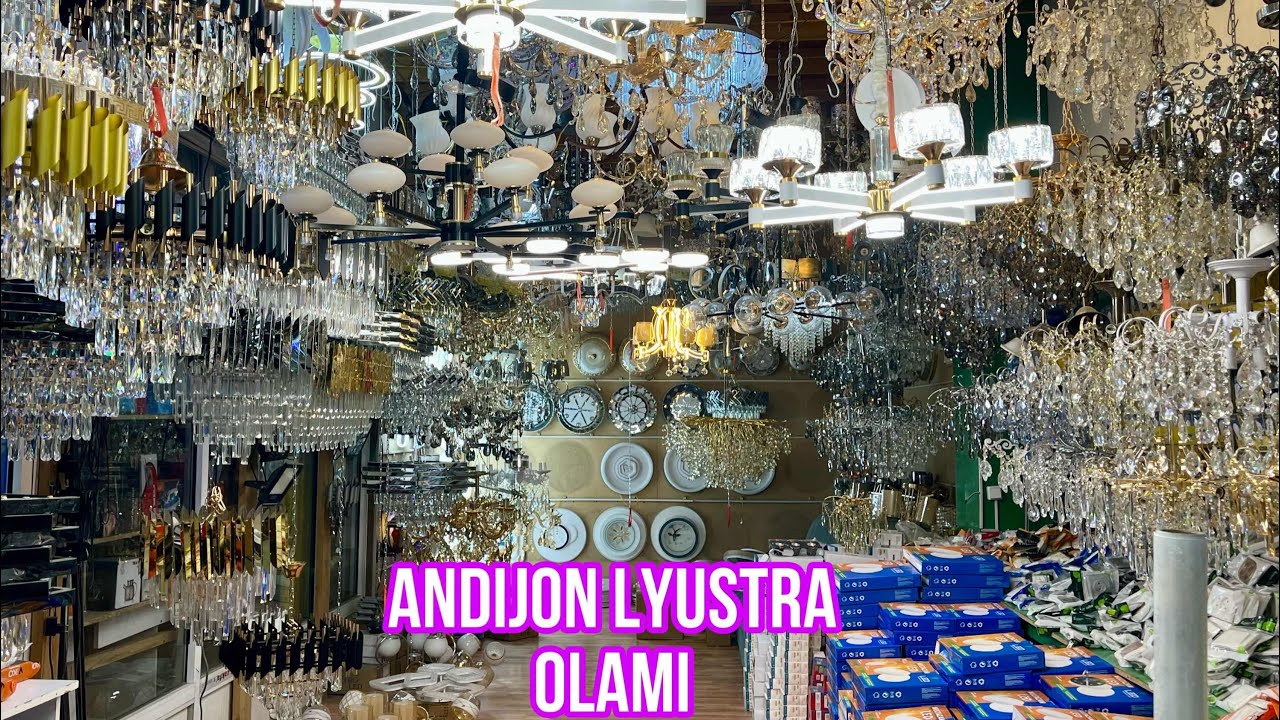 MEXMON XONALAR UCHUN LYUSTRALAR /  XOMMOMLARGA KARIDORGA PLAFONLAR / SHOSHILIN ARZON NARXDA