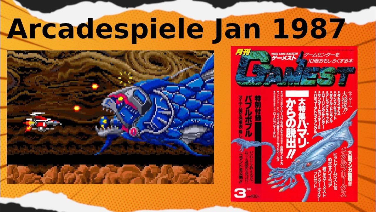 So waren Retrospiele im Jahre 1987 - März  eine Zeitreise in die Arcade