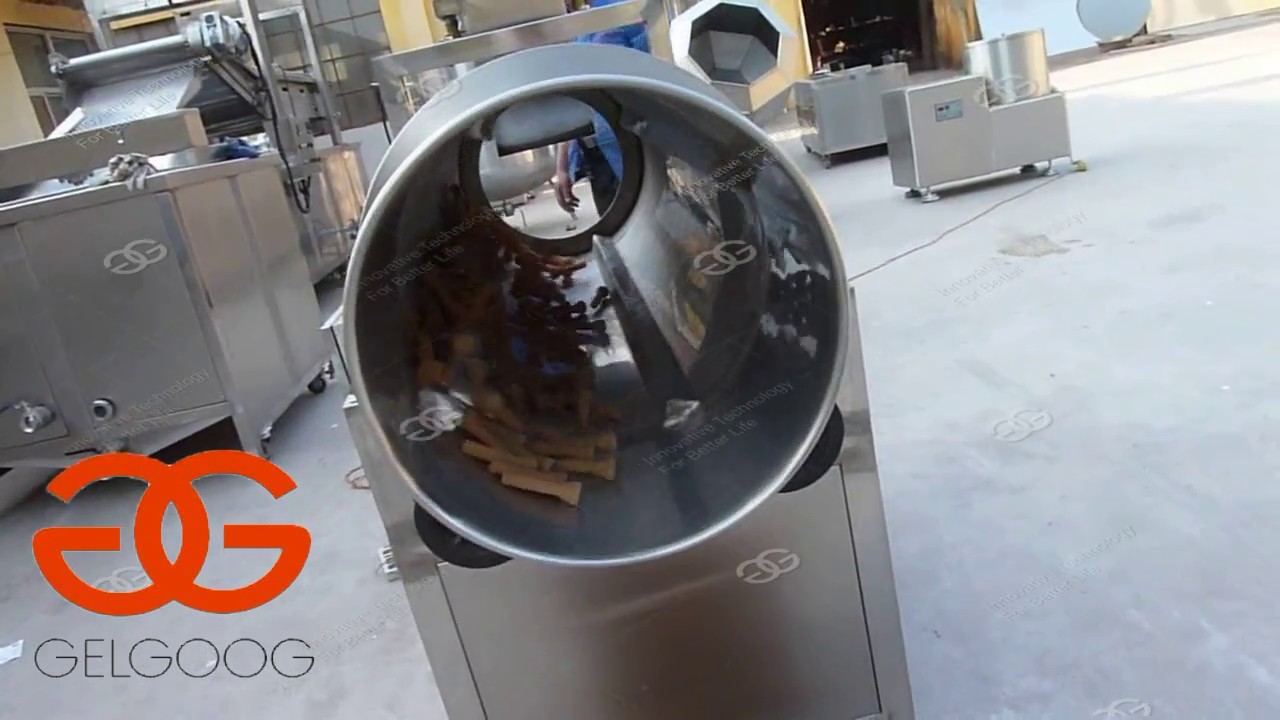Single Drum Potato Chips Flavoring Machine| Seasoning Machine GGF-1/GGF-2