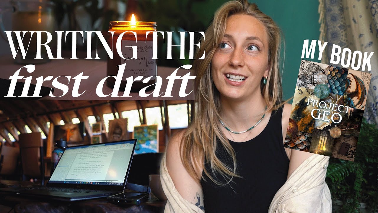 WRITING THE FIRST DRAFT OF A BOOK ✨ slow starts and nurturing my creativity | writing vlog