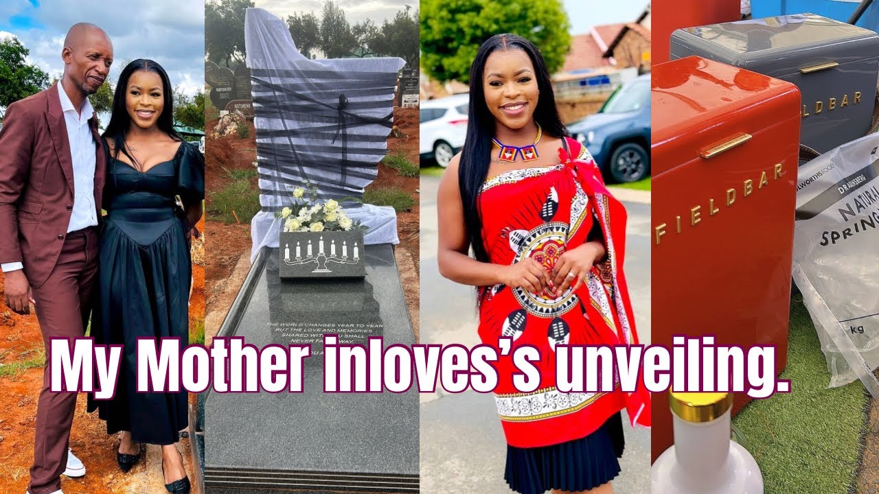 My Mother inlove’s tombstone unveiling| unfiltered| Zandile Mfazwe| South African YouTuber