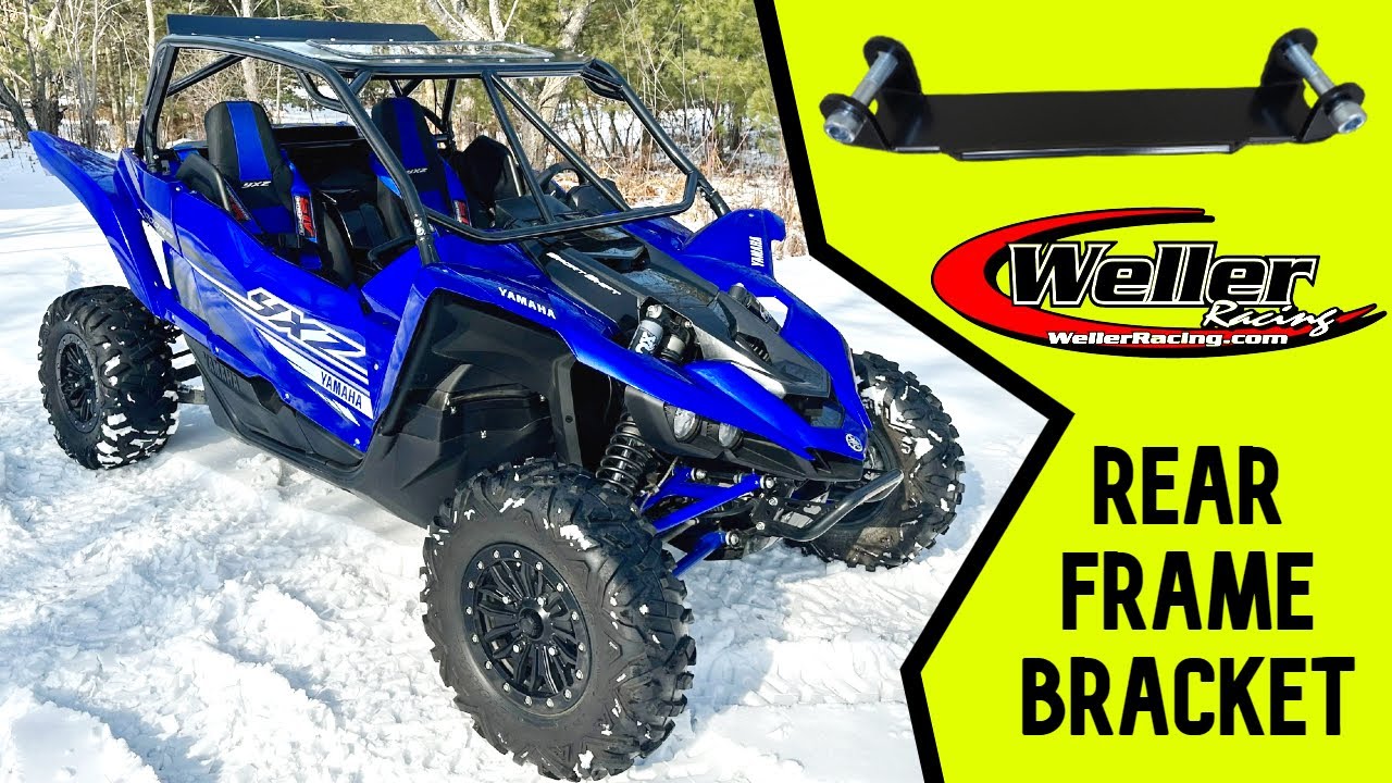 WELLER REAR FRAME BRACE INSTALL | YAMAHA YXZ 1000R | CHEAP AND EASY PROTECTION AGAINST FRAME BENDING