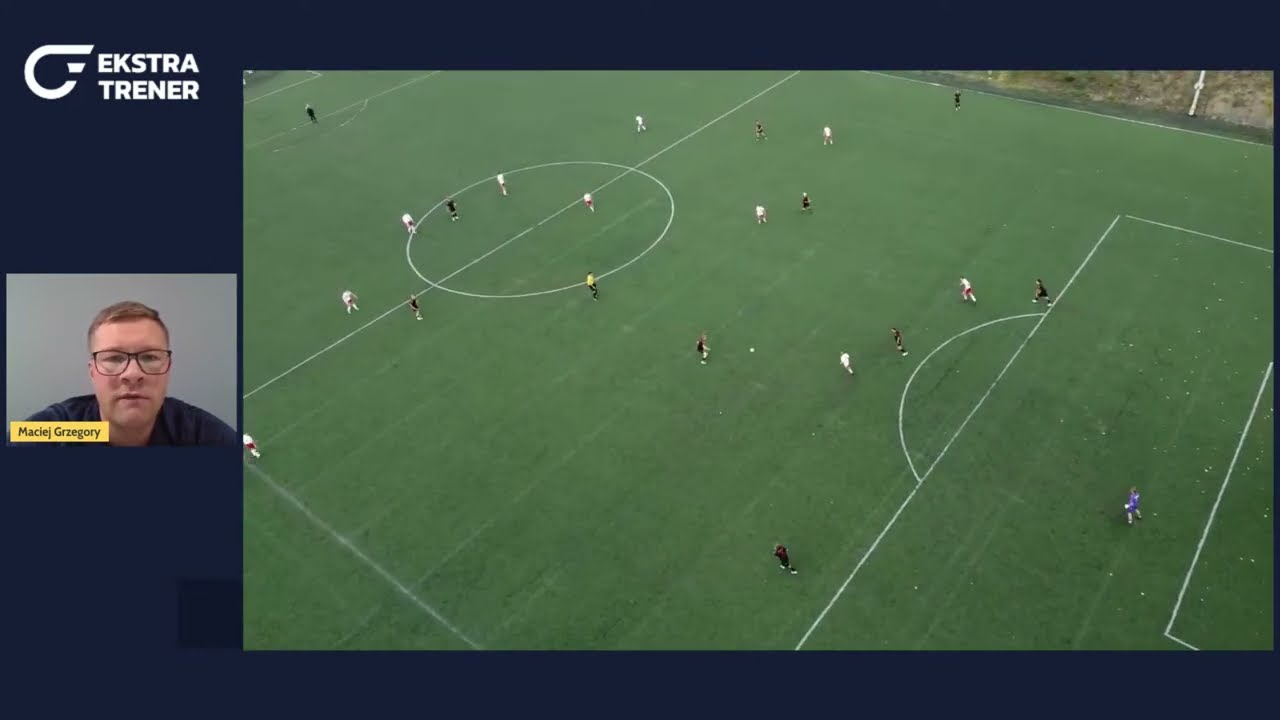EkstraLive 45: Atakowanie w systemie 5-2-3 - tworzenie środków na przykładzie Akademii Widzewa
