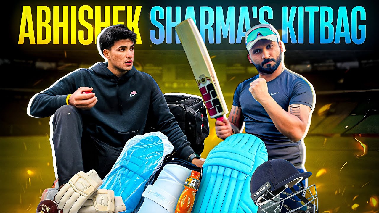 WHATS INSIDE ABHISEHK SHARMA’s  KITBAG!