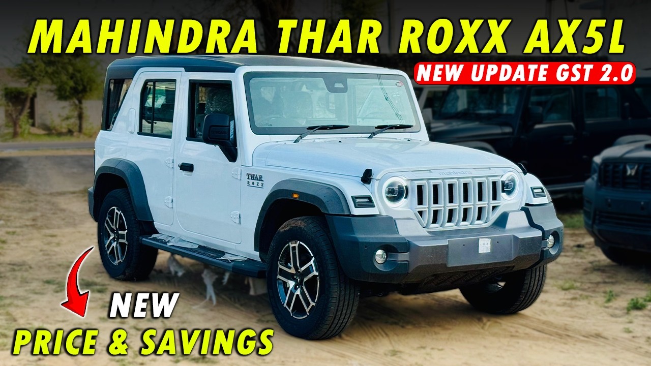 Mahindra Thar Roxx 2025 Review | AX5L Variant New Price & Discount Reveal 😱| CARSINFO |