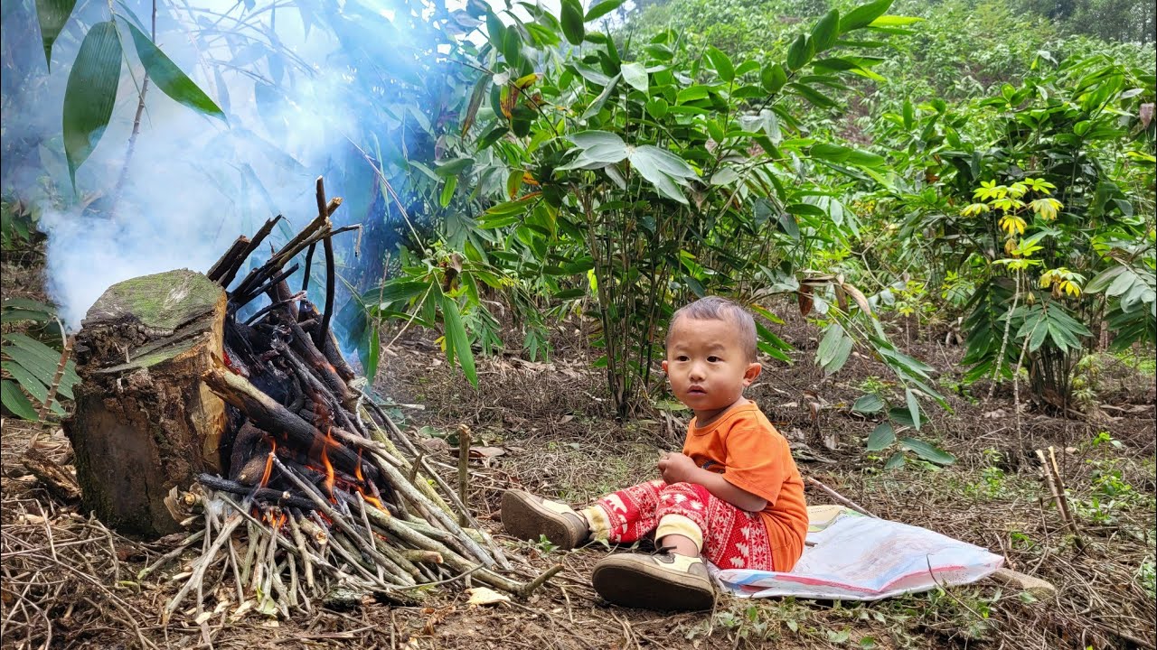 Single mother, 17 years old, working hard every day with Tieu An, Ly Tieu Anh