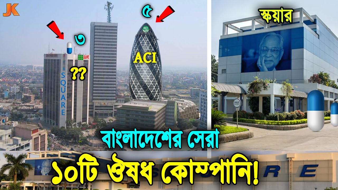 বাংলাদেশ ইতিহাসের সবচেয়ে সেরা ও বিখ্যাত ১০টি ঔষধ কোম্পানি! যাদের ঔষধ সবচেয়ে ভালো ও কার্যকর