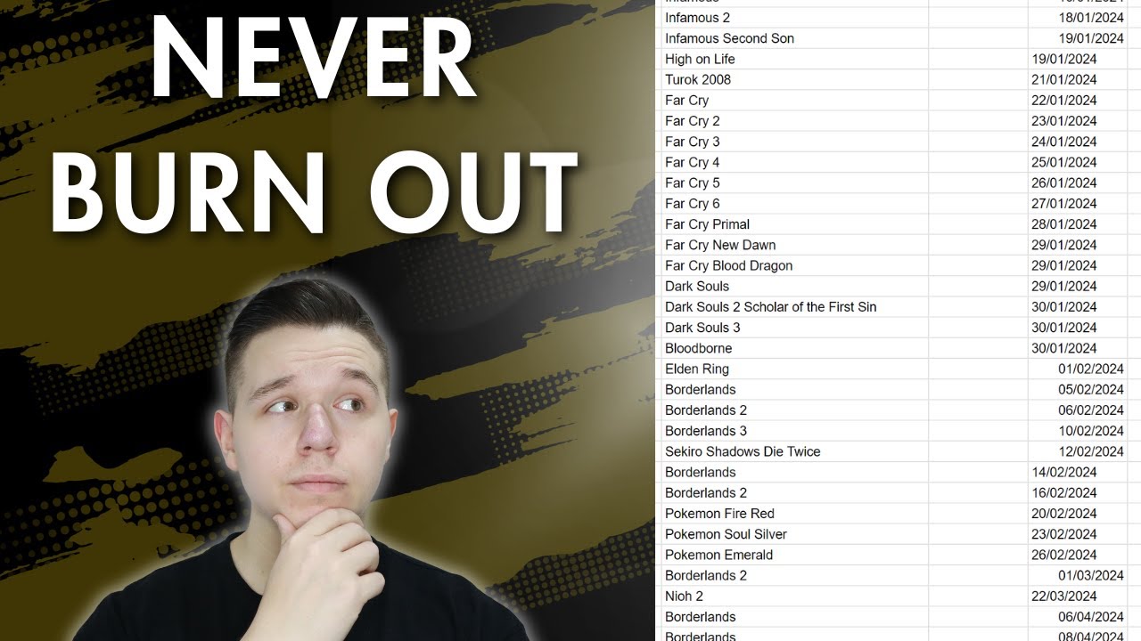 I Play 100+ Games a Year- Here's Why I NEVER Burn Out