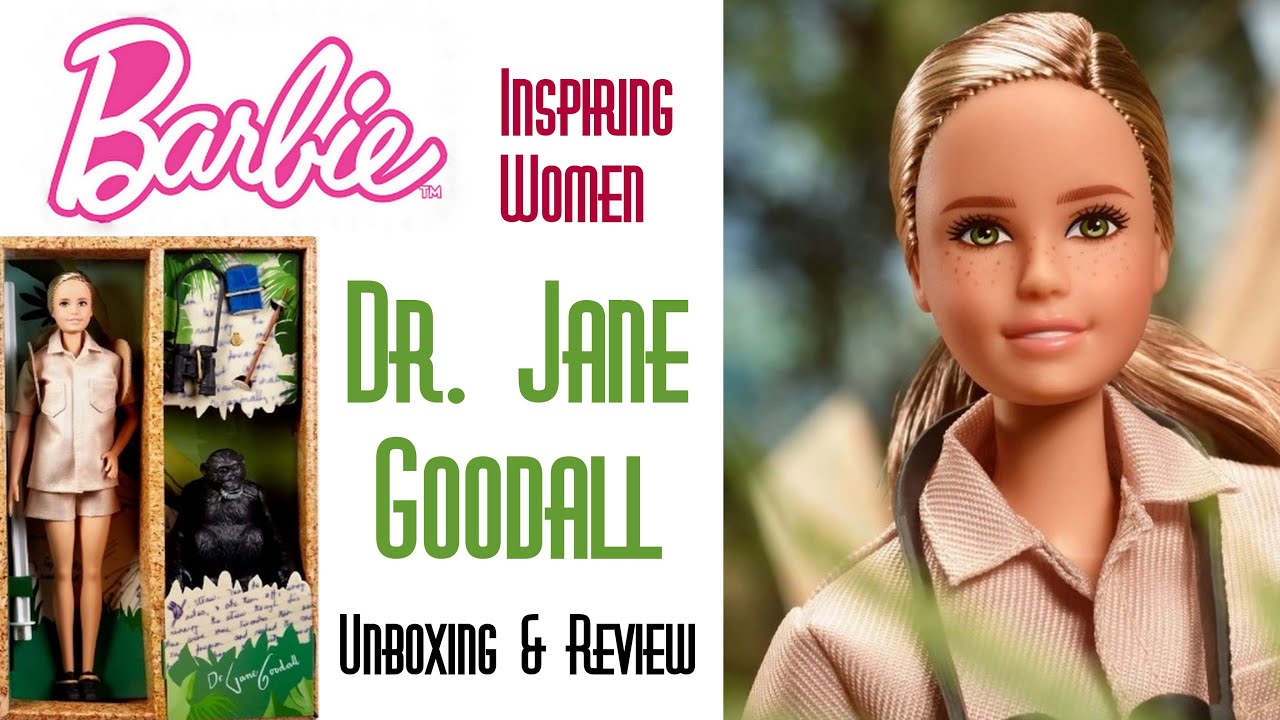 🐍 DR JANE GOODALL BARBIE INSPIRING WOMEN DOLL  👑 EDMOND'S COLLECTIBLE WORLD 🌎 UNBOXING & REVIEW