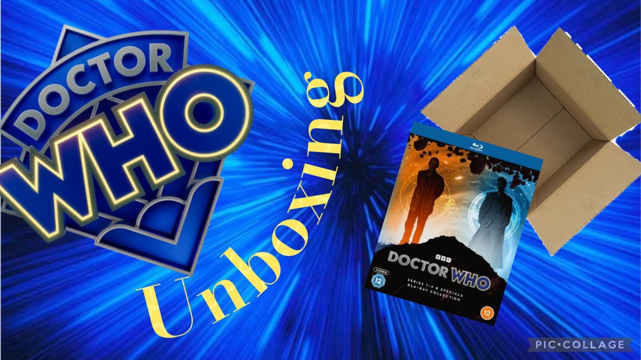Unboxing Doctor Who Series 1-4 remastered blu ray set