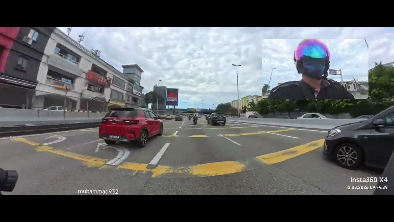Insta360 X4 | Honda Vario 160 | 12/03/2026 #1 | Ke Cyberjaya