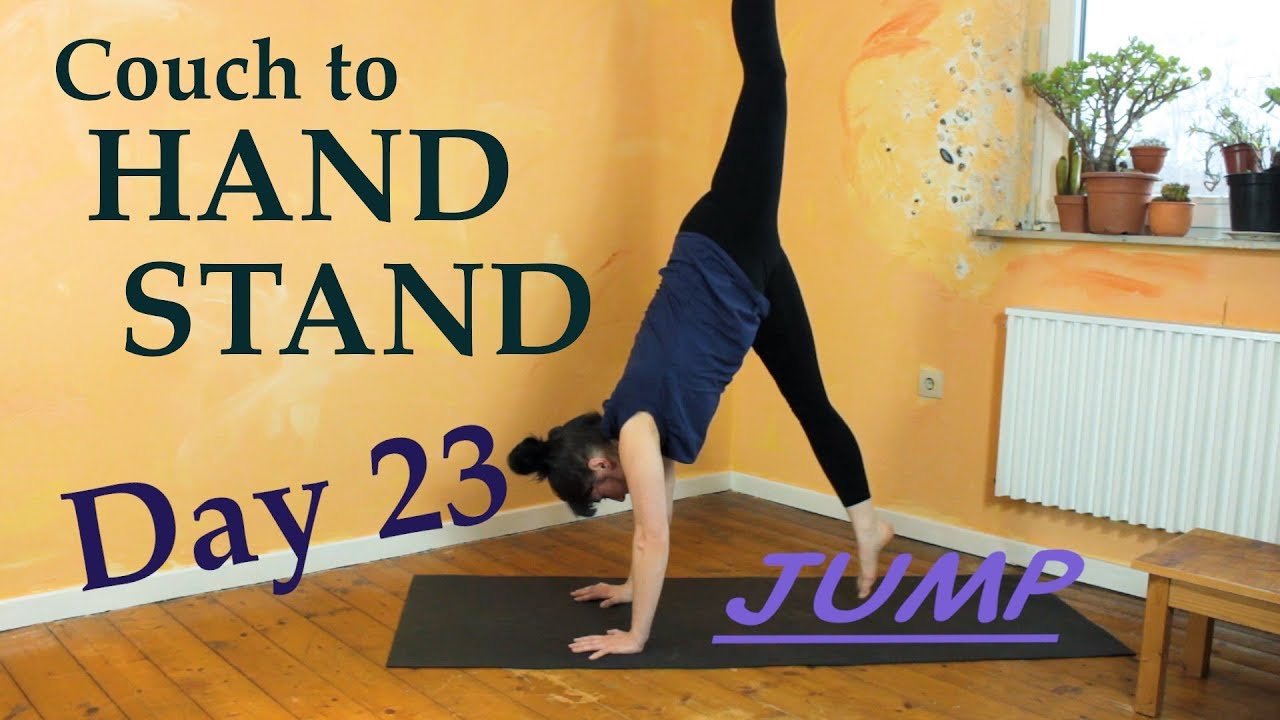 Couch to Handstand | DAY 23 - The jump! | The Art of Handbalancing