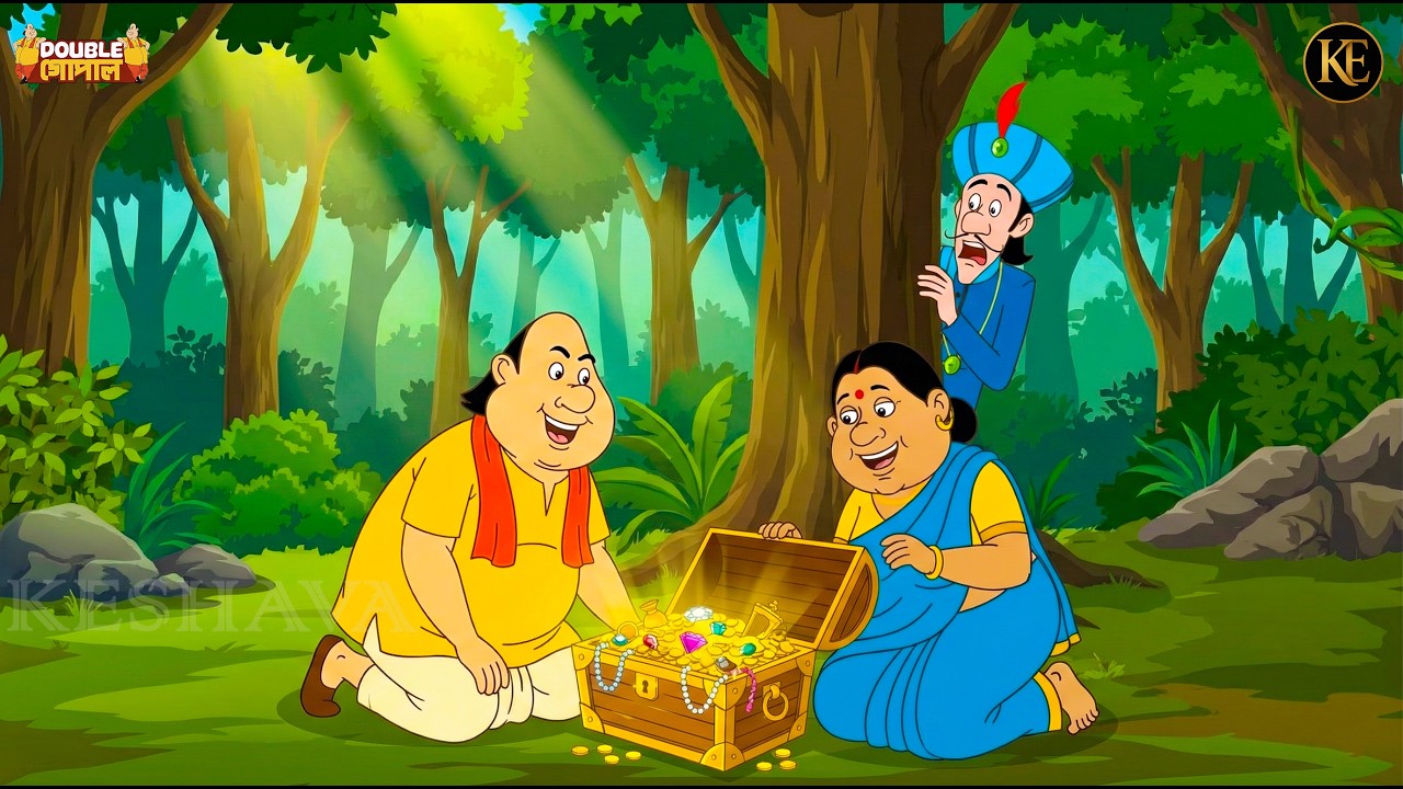 গোপাল ভাঁড় এবং তার স্ত্রী পেল খাজানা, মন্ত্রীর উড়ে গেল হুঁশ। || Gopal Bhar || Best Of Gopal Bhar