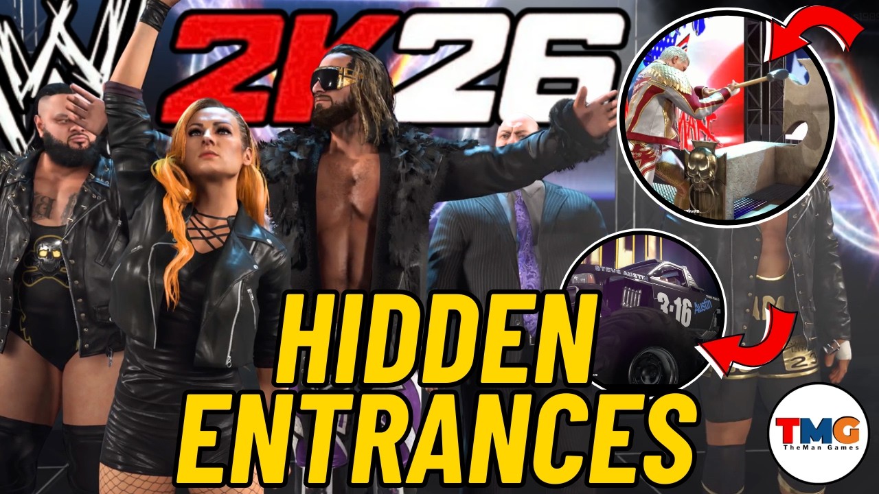 4 секретных скрытых выхода, о которых вы не знали в WWE 2K26
