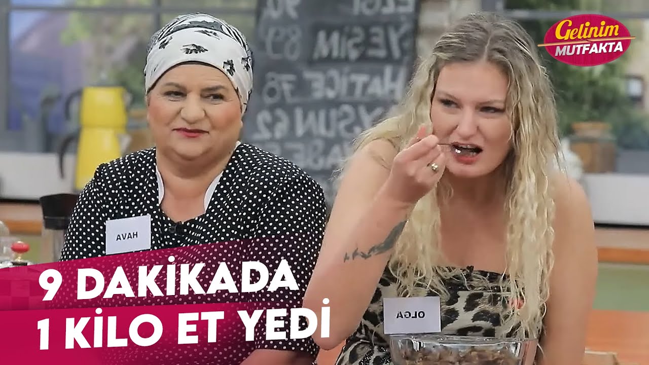Olga'nın Et Yeme Yarışması - Gelinim Mutfakta 26 Ocak Perşembe