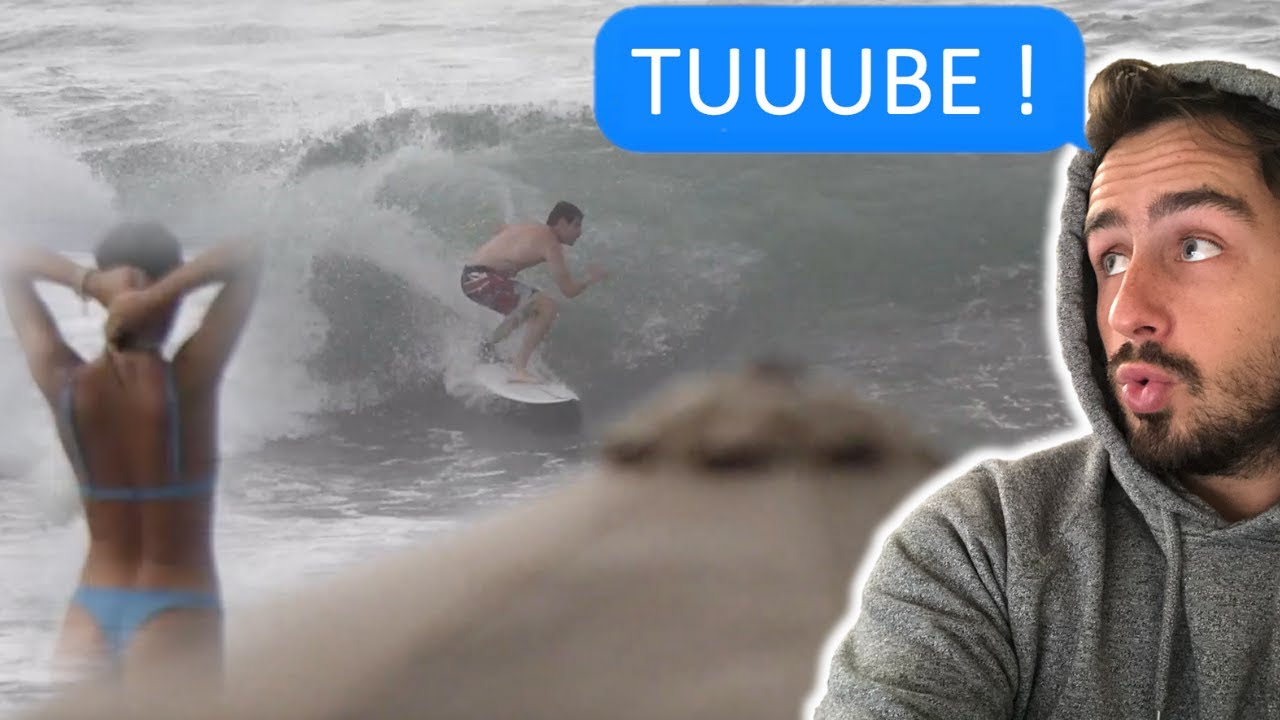 SESSION DE SURF &Agrave; CANGGU BALI ( on a kiff&eacute; )
