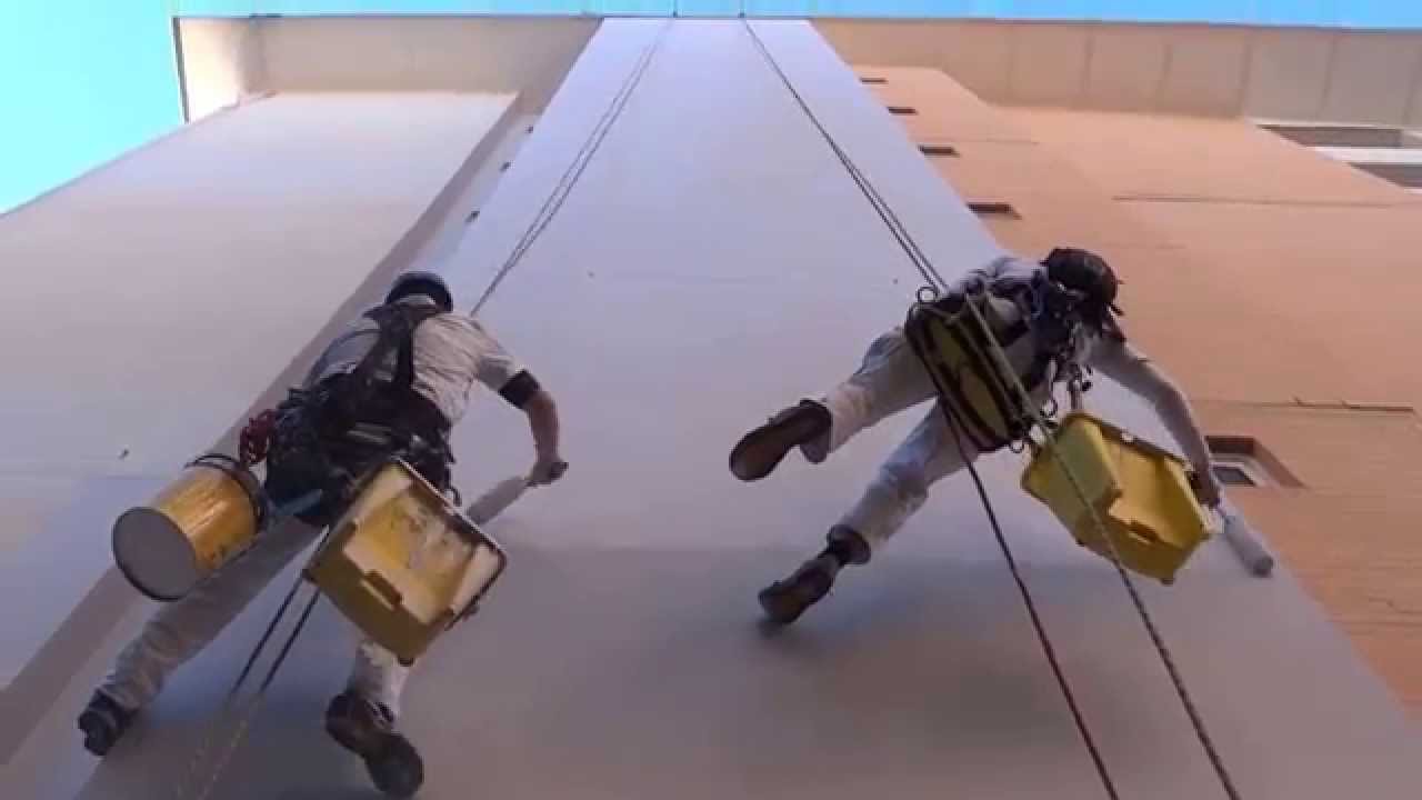 CPR Abseilers Painting