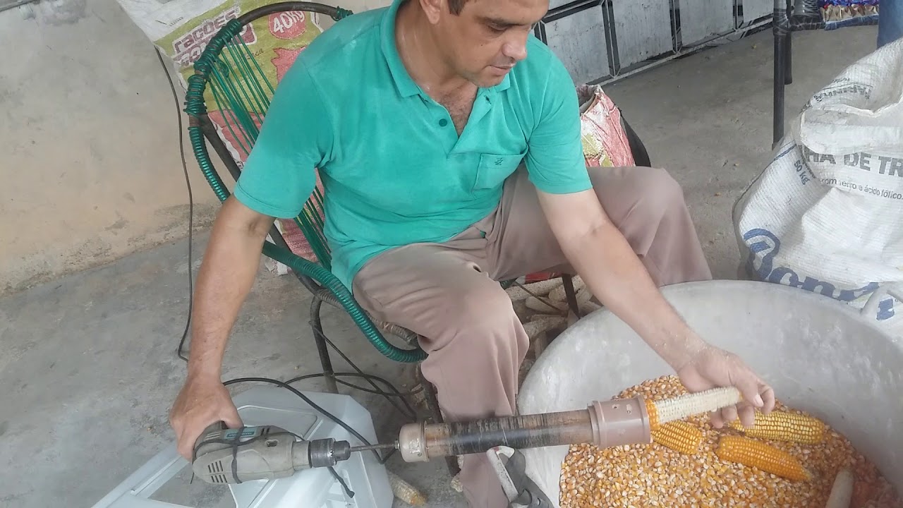 Como debulha a espigas de milho rápido