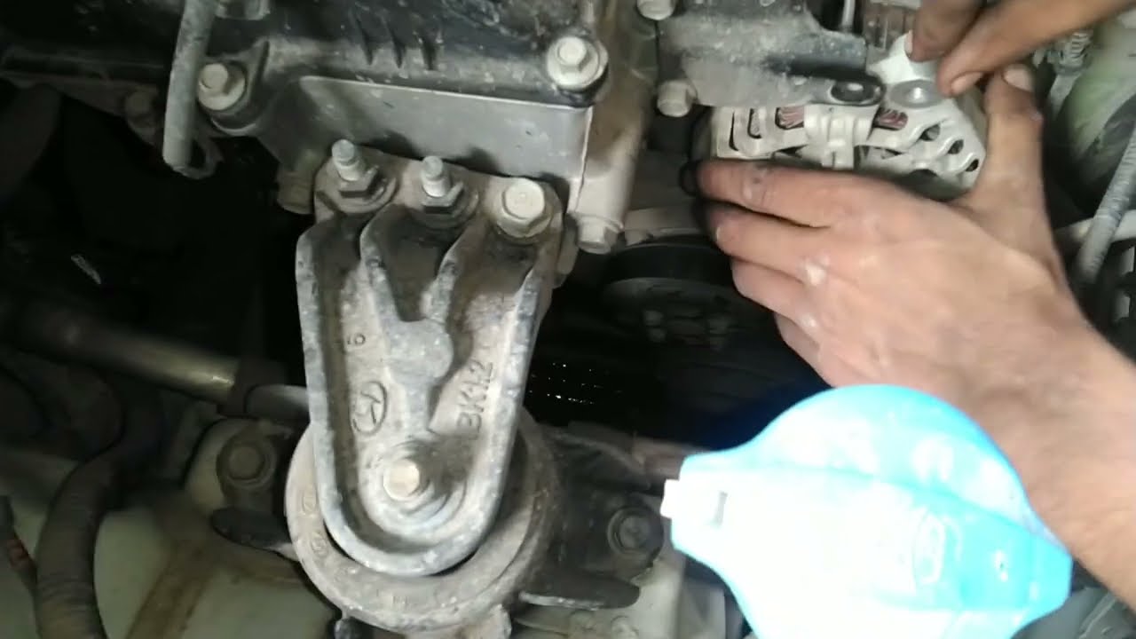 Hyundai i20 petrol 1.2 fan belt change | i10 kappa fan belt change