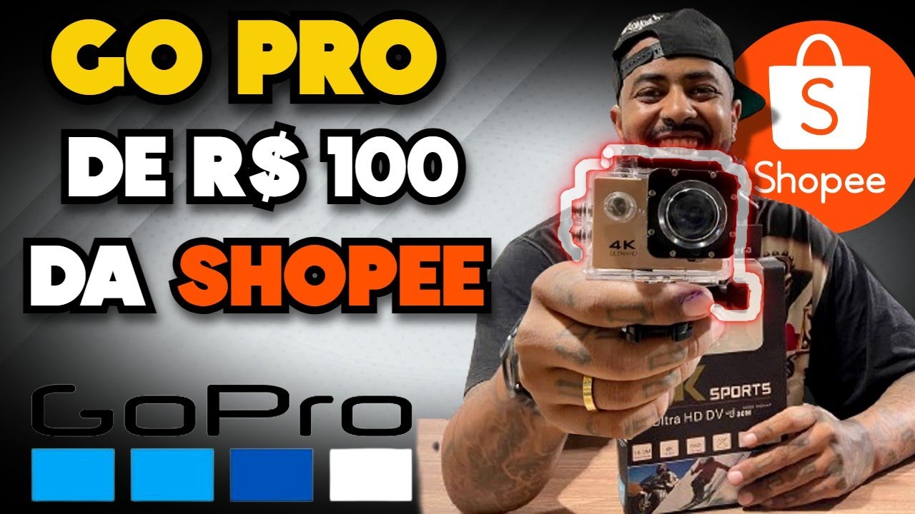 Câmera GoPro 4K de R$100 da Shopee: Um bom Achadinho ou Furada?