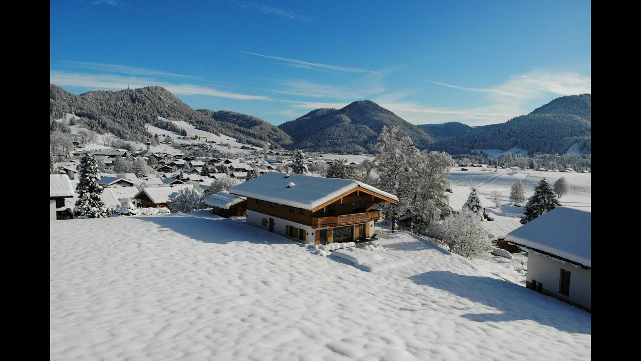 Chalet am Wetterkreuz im Winter  - Luxus Winterurlaub im Chalet Reit im Winkl, Chiemgau, Bayern