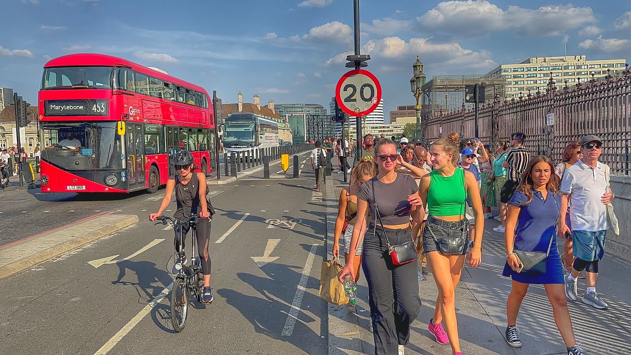 London City Tour 2023 | 4K HDR Virtual Walking Tour around the City