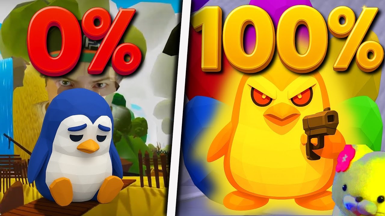 J'AI 100% le JEU de LAUPOK (Angry penguin)
