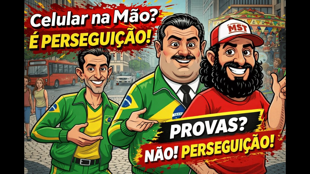 Celular na Mão? É Perseguição! | Marchinha Caótica do Carnaval Político