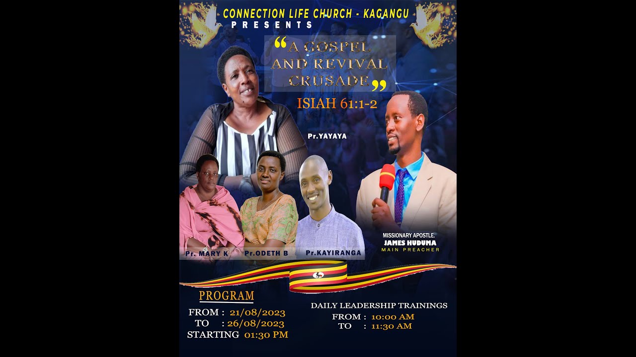 Kagango Crusade:  Ap. Patrick yavuze kubana na Mwuka Wera.